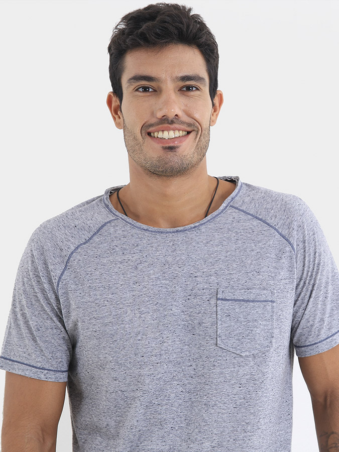 5462 Camiseta Natural Com Bolso Masculina3_