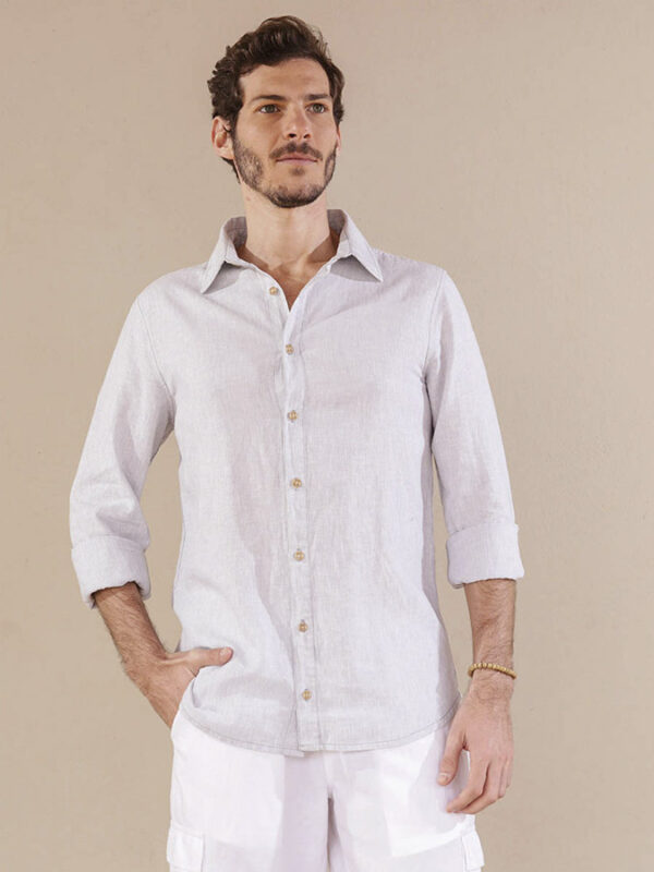 MCS0039- CAMISA LINHO LISTRADA MASCULINA1876_